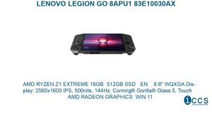 LENOVO LEGION GO 8APU1 83E10030AX