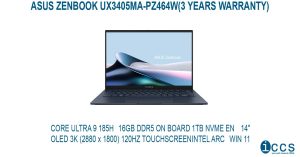 ASUS ZENBOOK UX3405MA-PZ464W(3 YEARS WARRANTY)