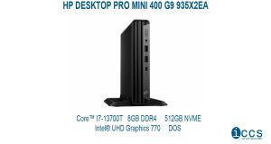 HP DESKTOP PRO MINI 400 G9 935X2EA