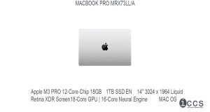 MACBOOK PRO MRX73LL/A