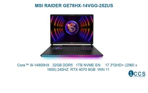 MSI RAIDER GE78HX-14VGG-252US