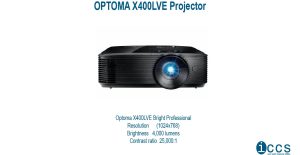 OPTOMA X400LVE Projector