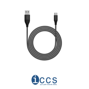 Riversong Alpha S Type C  USB data cable 2.4A CT32 Black