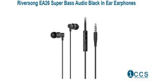 Riversong EA26 Super Bass Audio Black In Ear Earphones