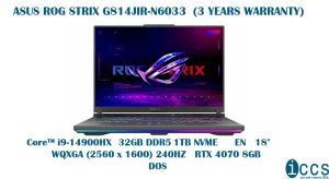 ASUS ROG STRIX G814JIR-N6033  (3 YEARS WARRANTY)