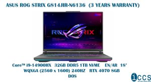 ASUS ROG STRIX G814JIR-N6136  (3 YEARS WARRANTY)