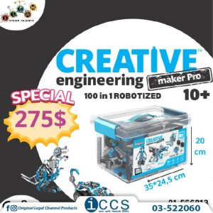 Engino Creative Engineering Maker Pro 100 in 1 Robotized