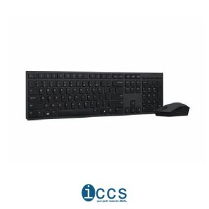 Lenovo Professional Wireless Rechargeable Keyboard and Mouse Combo Arabic 4X31K03970