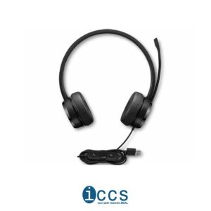 Lenovo USB-A Wired Stereo On-Ear Headset (with Control Box) 4XD1K18260