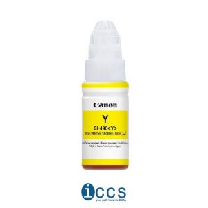 Canon GI-490 Ink Bottle, Yellow